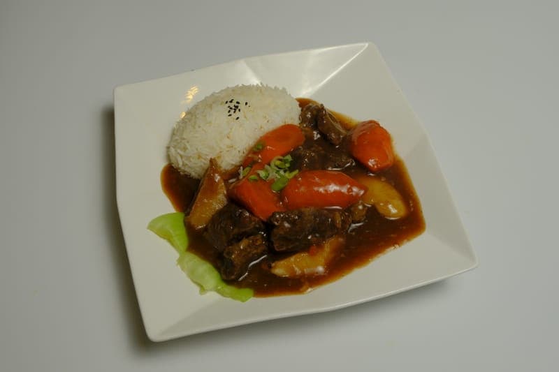 Beef Brisket on Rice